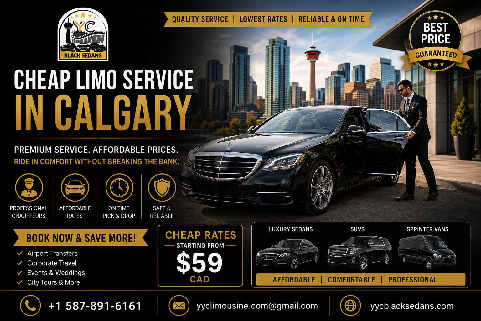 Cheap limo service in Calgary