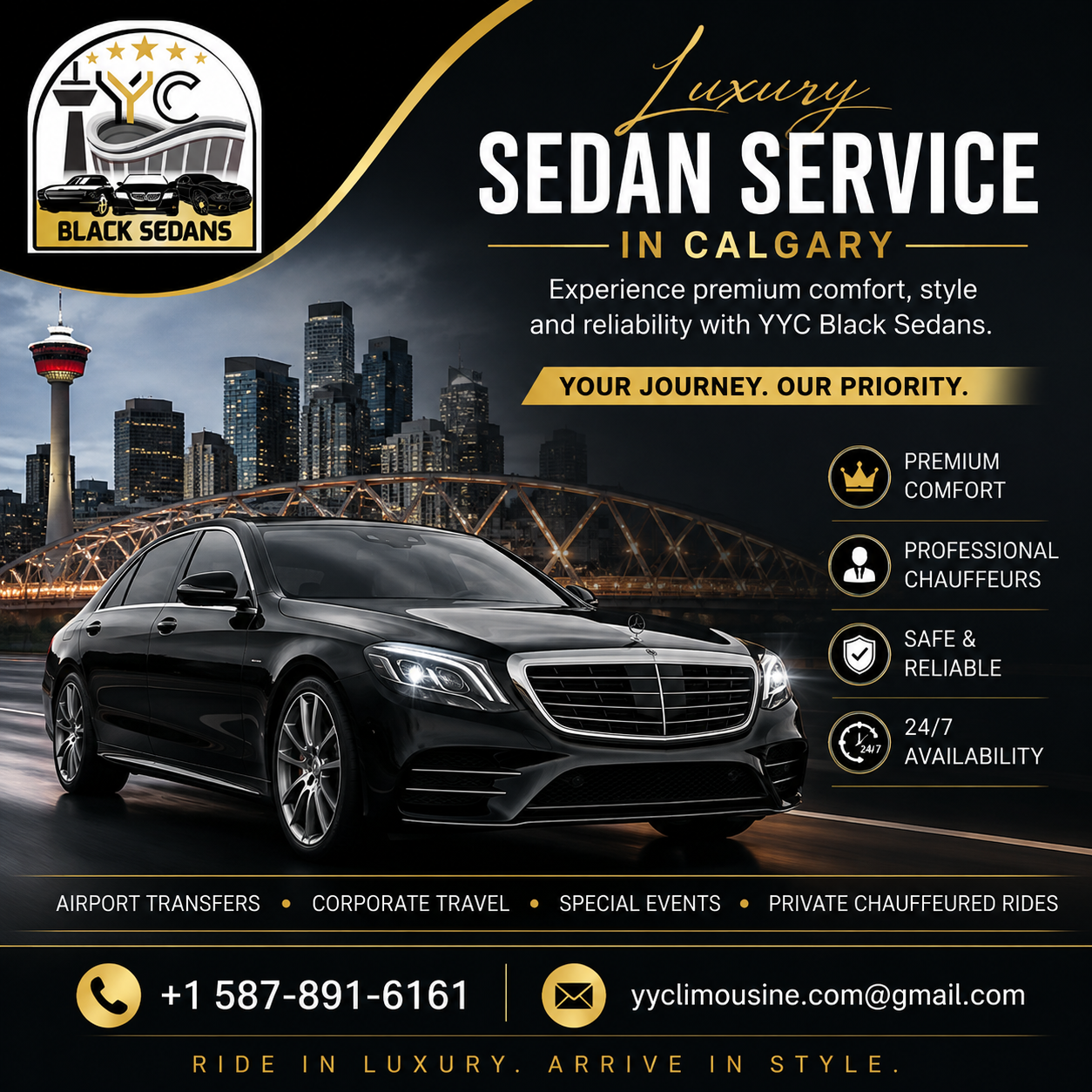 Luxury Sedan Service in Calgary