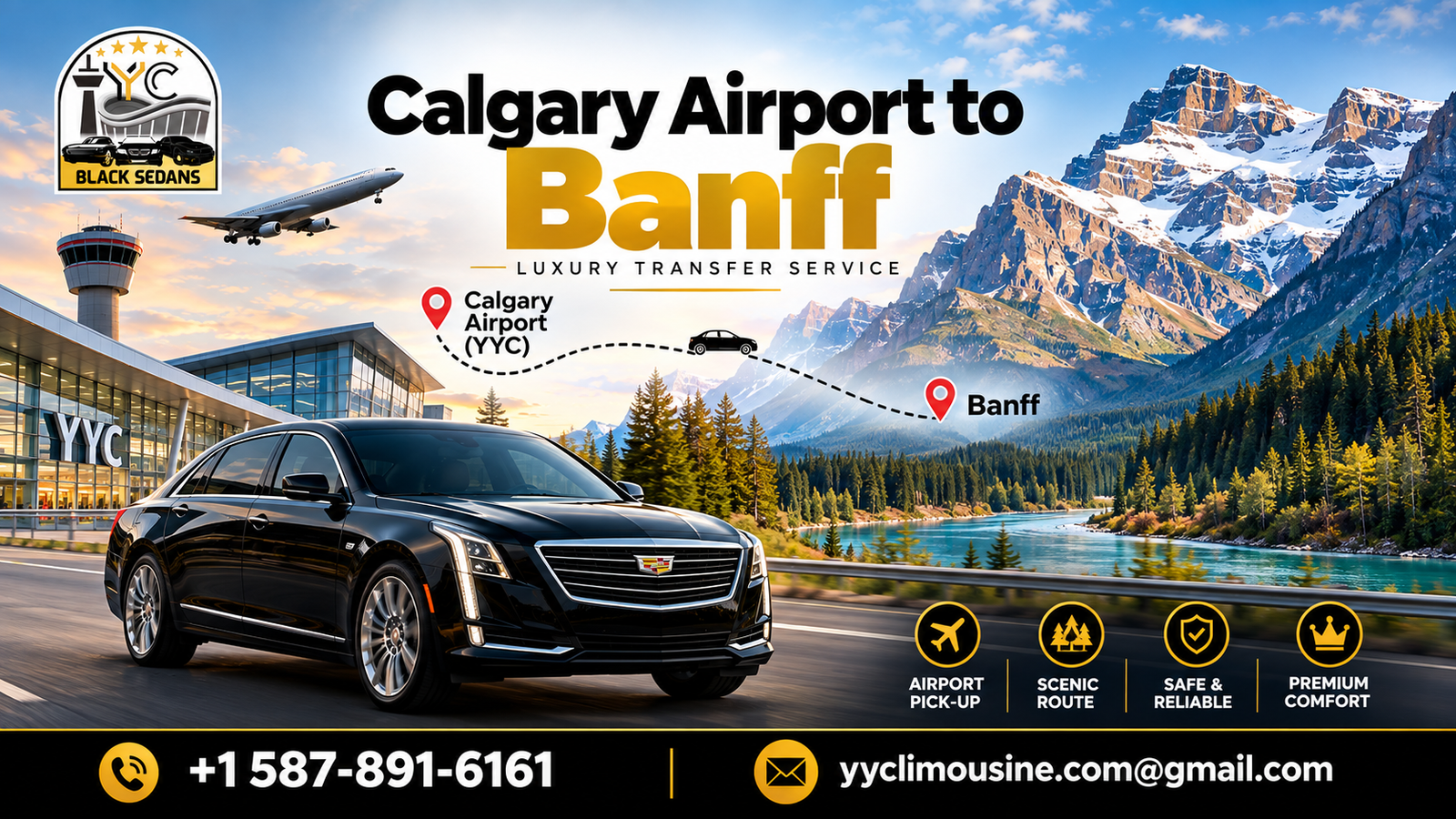 Calgary Airport to Banff