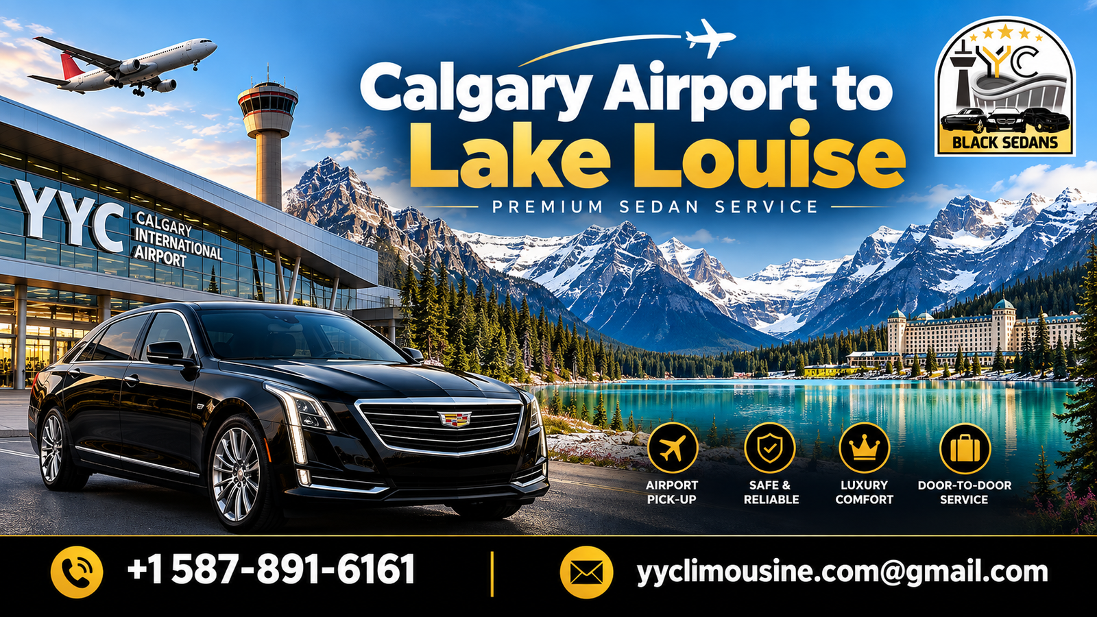 Calgary Airport to Lake Louise